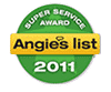 Angie's List Super Service Award 2011