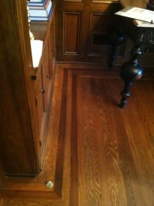 decorative border hardwood floor