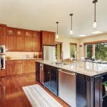 Hardwood floors in kitchen IN